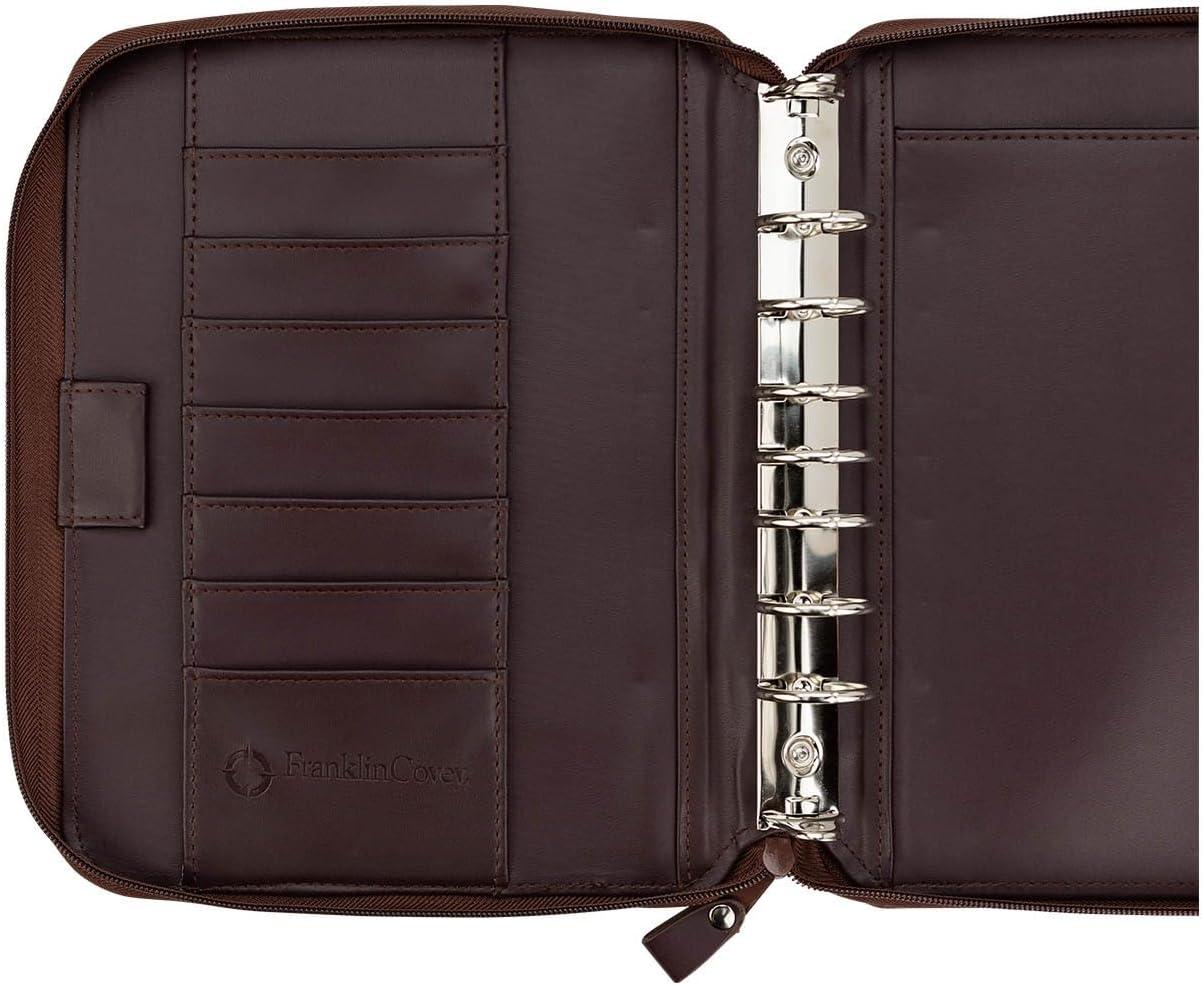 image:imageFranklinCovey FC Basics Spacemaker RingBound Binder for FranklinCovey Planners Simulated Leather Vinyl Zipper Binder Monarch BurgundyBurgundy