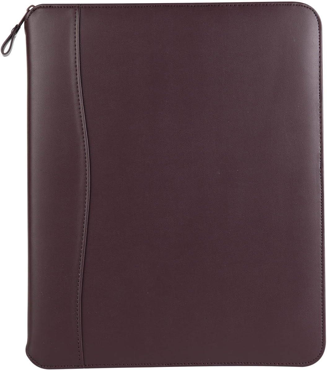 image:imageFranklinCovey FC Basics Spacemaker RingBound Binder for FranklinCovey Planners Simulated Leather Vinyl Zipper Binder Monarch BurgundyBurgundy