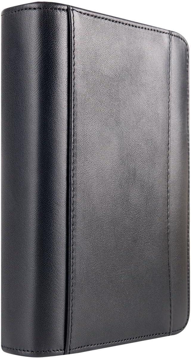 image:imageFranklinCovey FC Signature RingBound Binder for FranklinCovey Planners Nappa Leather Zipper Binder Monarch BlackBlack