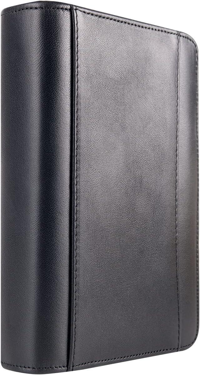 image:imageFranklinCovey FC Signature RingBound Binder for FranklinCovey Planners Nappa Leather Zipper Binder Monarch BlackBlack