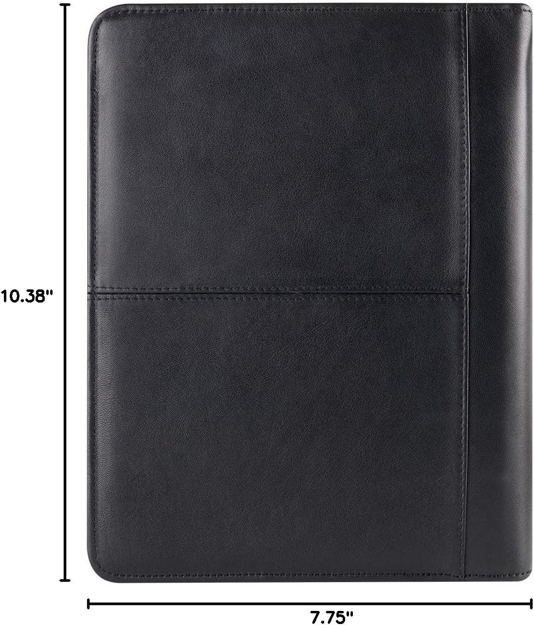 image:imageFranklinCovey FC Signature RingBound Binder for FranklinCovey Planners Nappa Leather Zipper Binder Monarch BlackBlack