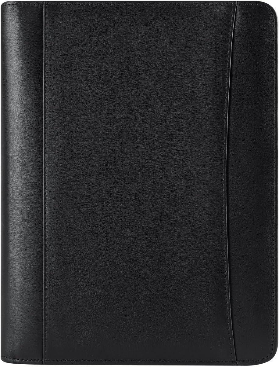 image:imageFranklinCovey FC Signature RingBound Binder for FranklinCovey Planners Nappa Leather Zipper Binder Monarch BlackBlack