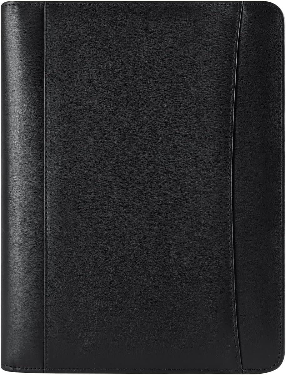 image:imageFranklinCovey FC Signature RingBound Binder for FranklinCovey Planners Nappa Leather Zipper Binder Monarch BlackBlack