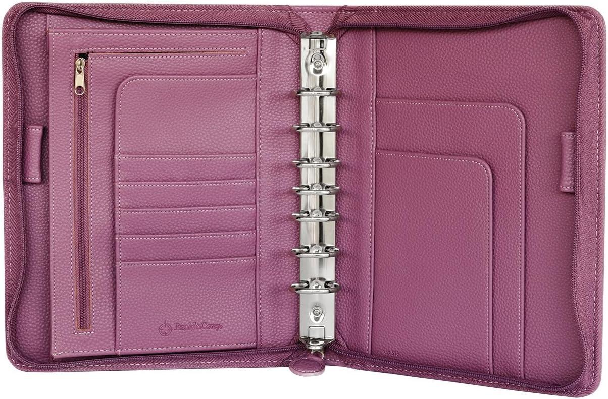 image:imageFranklinCovey Jackie Simulated Leather Binder Classic Purple