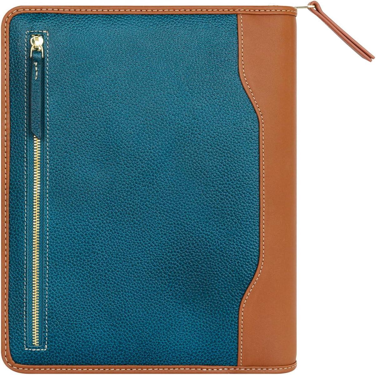 image:imageFranklinCovey Jody RingBound Binder for FranklinCovey Planners Leather Zipper Binder Pocket TealTeal