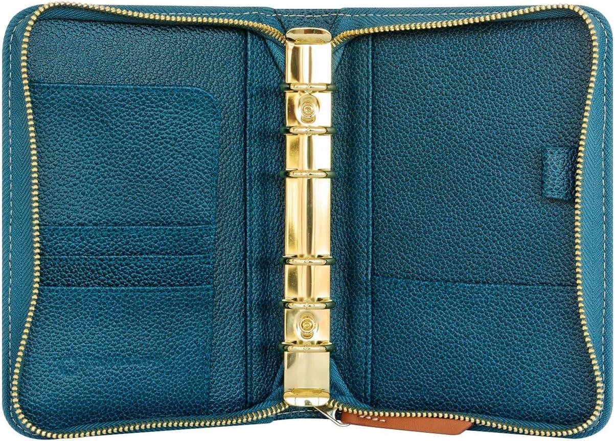 image:imageFranklinCovey Jody RingBound Binder for FranklinCovey Planners Leather Zipper Binder Pocket TealTeal