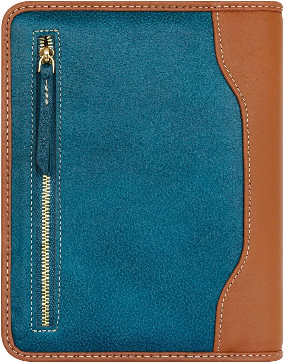 image:imageFranklinCovey Jody RingBound Binder for FranklinCovey Planners Leather Zipper Binder Pocket TealTeal