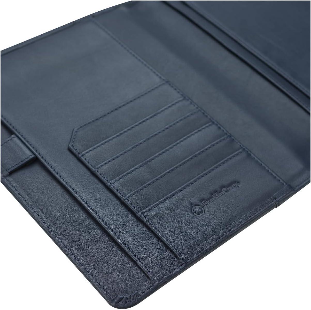 image:imageFranklinCovey Jordan Cover for WireBound FranklinCovey Planners Leather Zipper Closure Classic BlackNavy