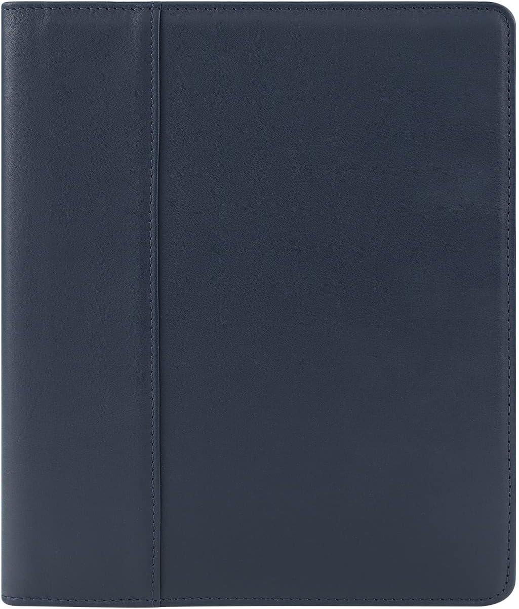 image:imageFranklinCovey Jordan Cover for WireBound FranklinCovey Planners Leather Zipper Closure Classic BlackNavy