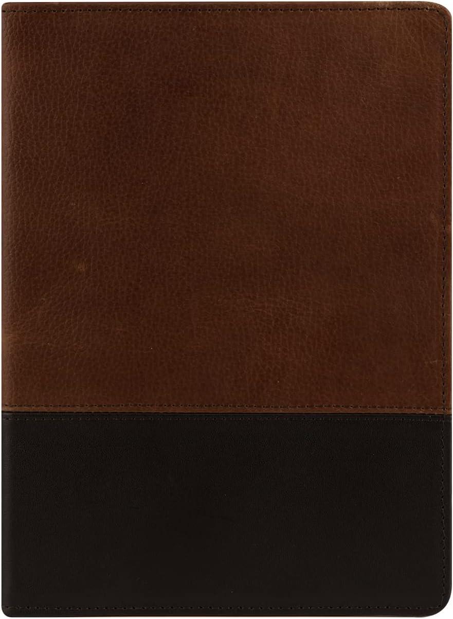 image:imageFranklinCovey Logan Cover Leather Open Cover for Wirebound Planners Classic ChocolateEspressoChocolateEspresso