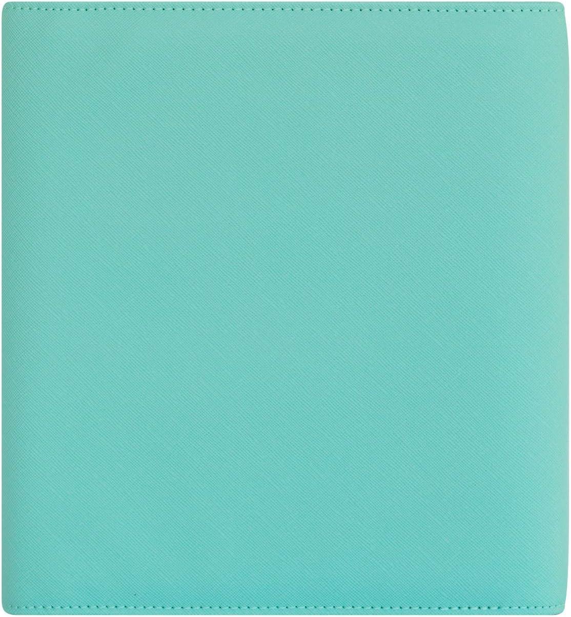 image:imageFranklinCovey Luisa RingBound Binder for FranklinCovey Planners Simulated Leather Snap Binder Classic Eggshell BlueEggshell Blue