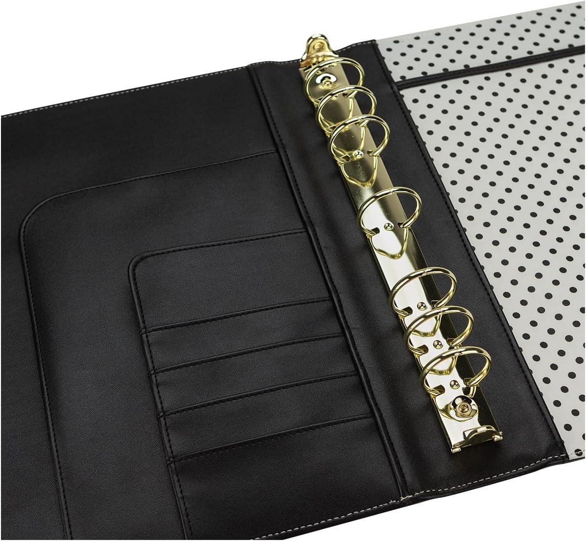 image:imageFranklinCovey Miranda RingBound Binder for FranklinCovey Planners Simulated Leather Snap Binder Compact StripedStriped
