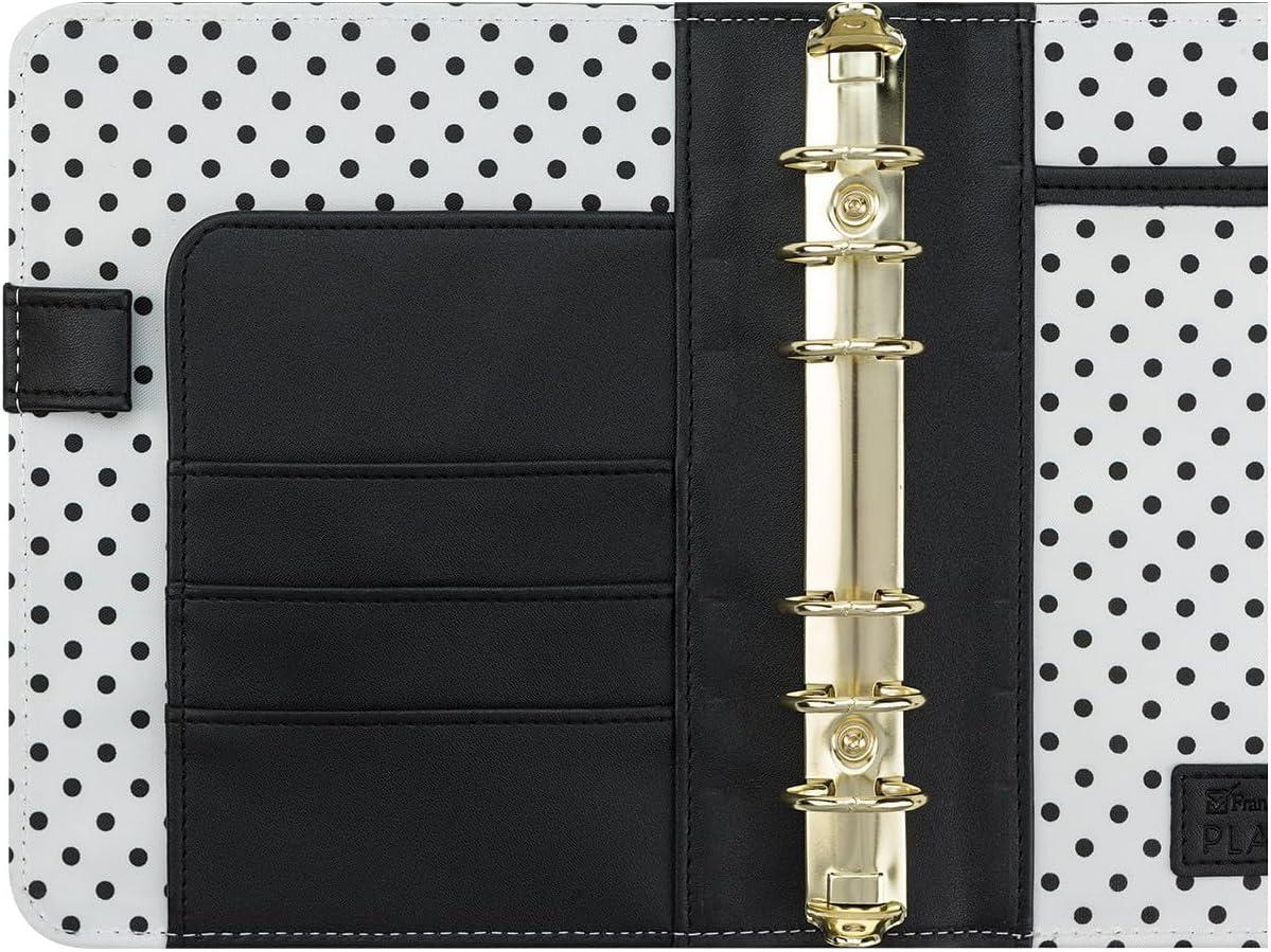 image:imageFranklinCovey Miranda RingBound Binder for FranklinCovey Planners Simulated Leather Snap Binder Compact StripedStriped