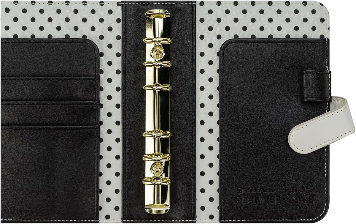 image:imageFranklinCovey Miranda RingBound Binder for FranklinCovey Planners Simulated Leather Snap Binder Compact StripedStriped