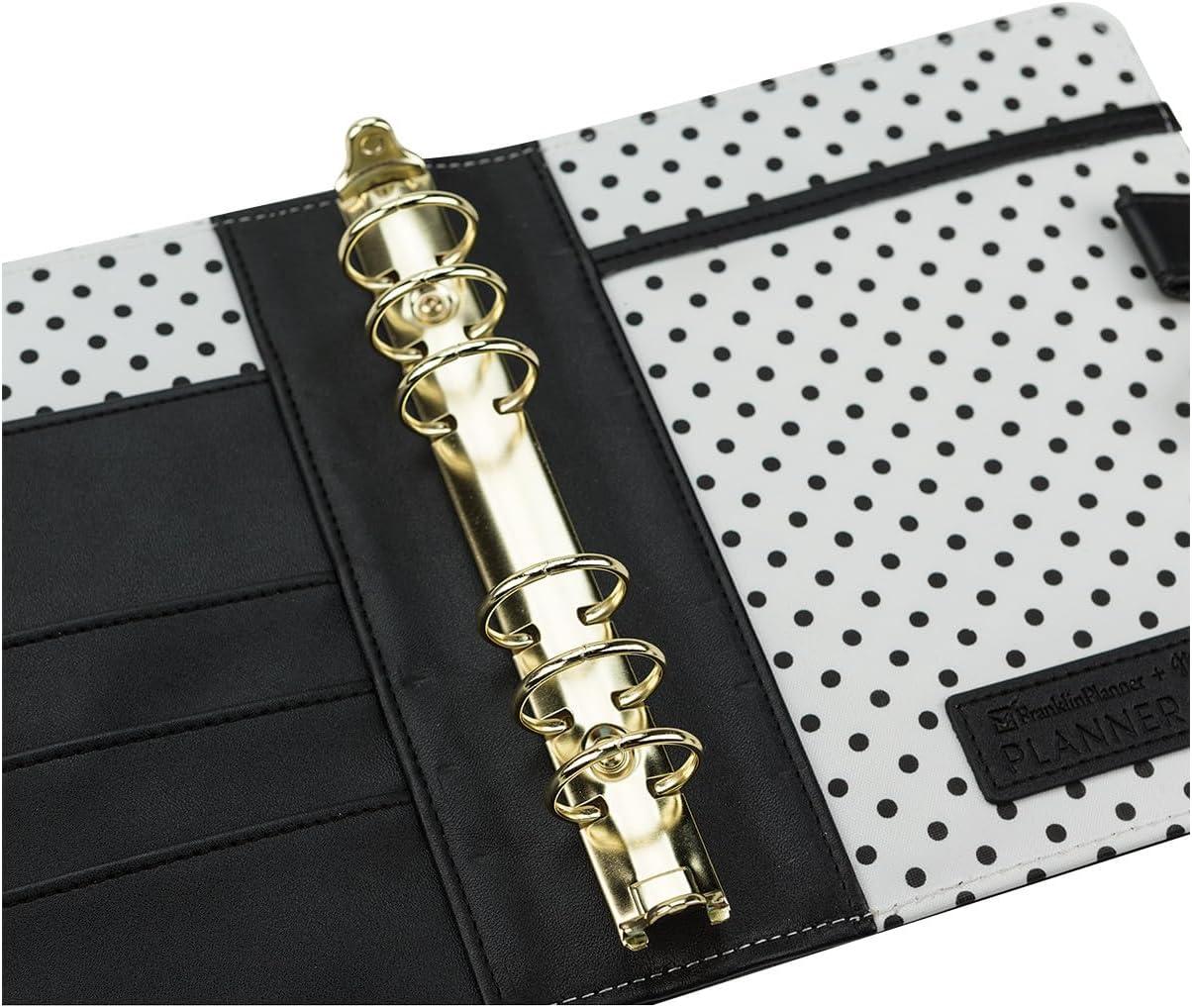 image:imageFranklinCovey Miranda RingBound Binder for FranklinCovey Planners Simulated Leather Snap Binder Compact StripedStriped