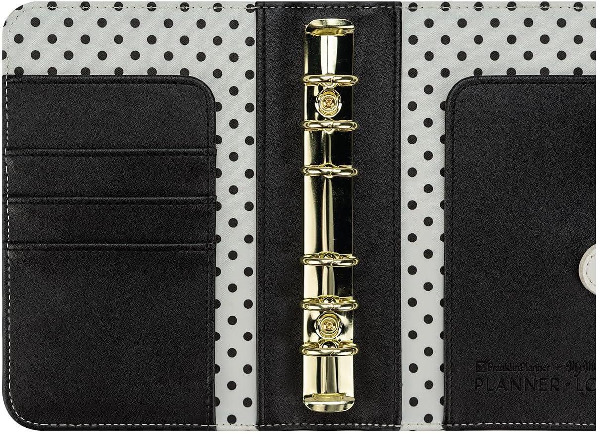 image:imageFranklinCovey Miranda RingBound Binder for FranklinCovey Planners Simulated Leather Snap Binder Compact StripedStriped