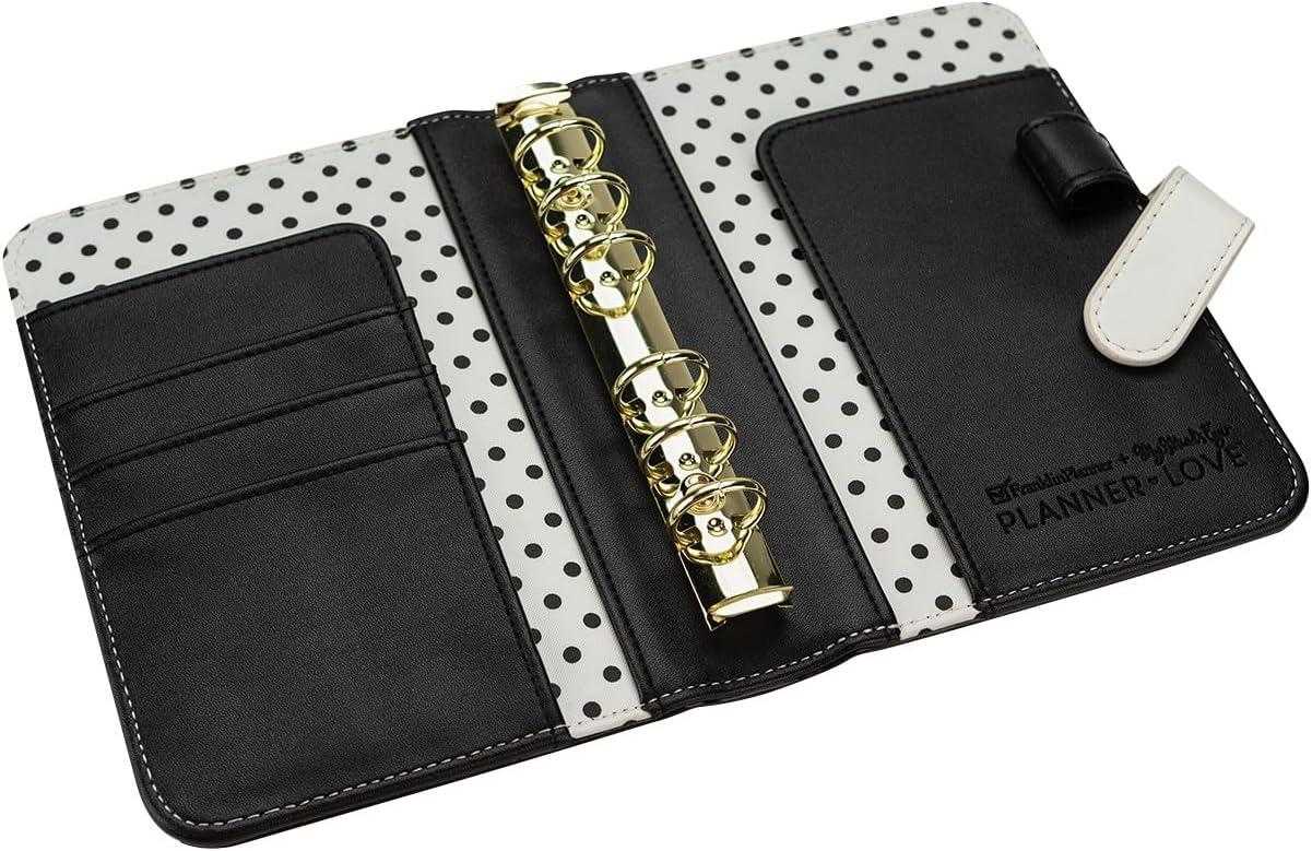 image:imageFranklinCovey Miranda RingBound Binder for FranklinCovey Planners Simulated Leather Snap Binder Compact StripedStriped