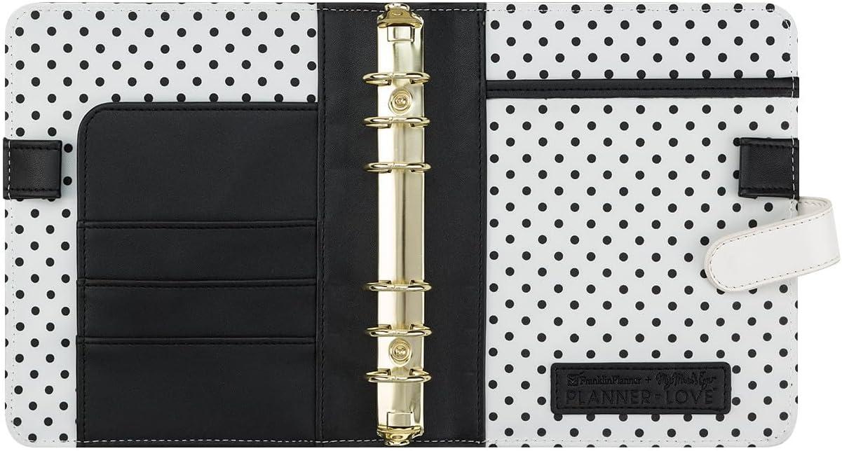 image:imageFranklinCovey Miranda RingBound Binder for FranklinCovey Planners Simulated Leather Snap Binder Compact StripedStriped