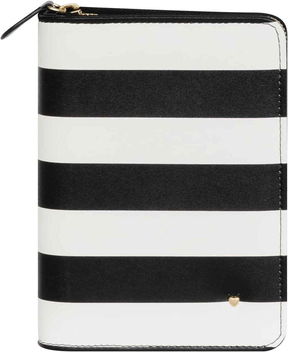 image:imageFranklinCovey Miranda Simulated Leather Zipper Binder Pocket StripedStriped