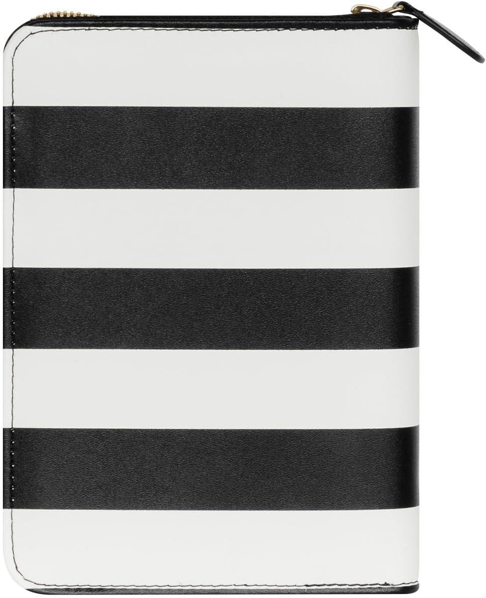 image:imageFranklinCovey Miranda Simulated Leather Zipper Binder Pocket StripedStriped