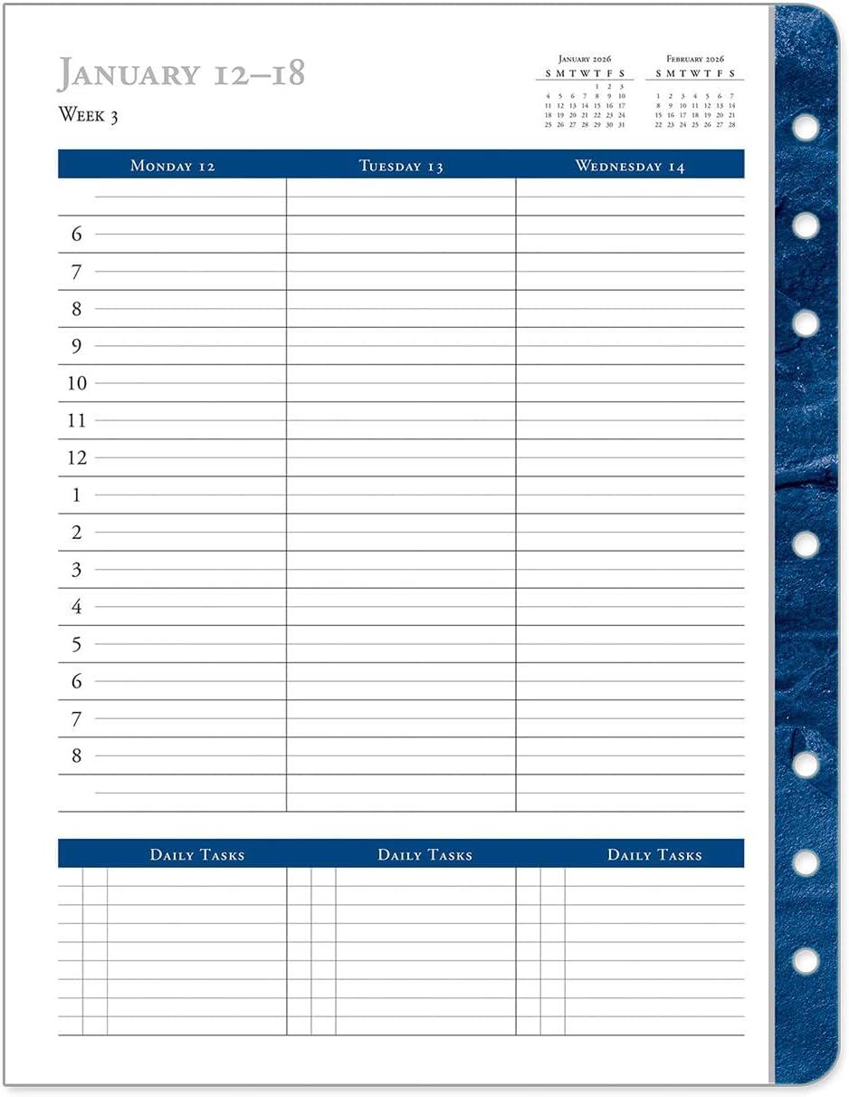 image:imageFranklinCovey Monticello Planner Refill Weekly RingBound Classic Jan 2026 Dec 2026Jan 2026 Dec 2026