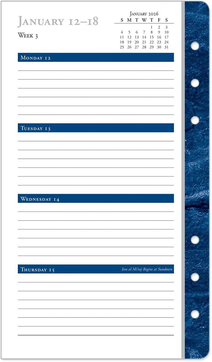 image:imageFranklinCovey Monticello Planner Refill Weekly RingBound Classic Jan 2026 Dec 2026Jan 2026 Dec 2026