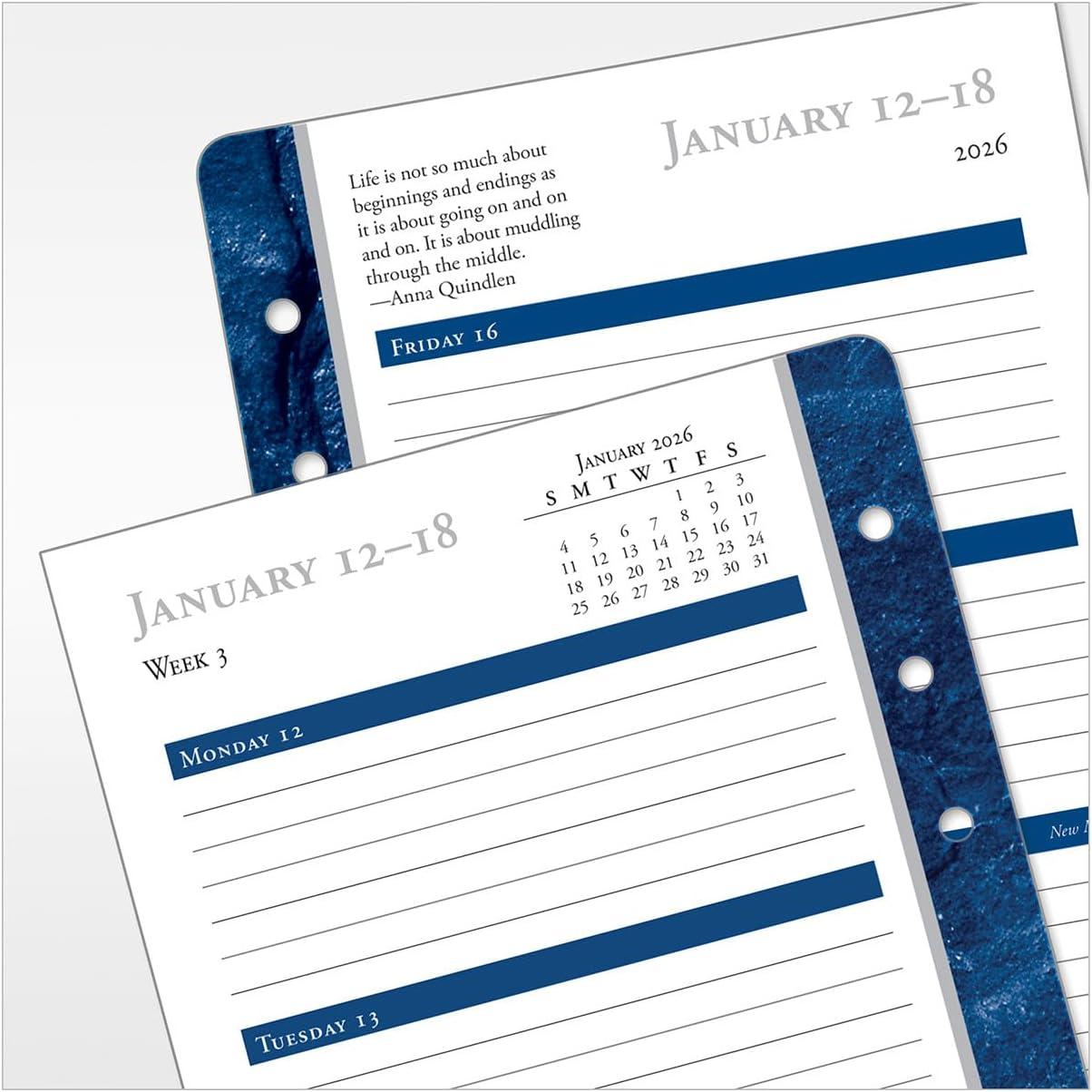 image:imageFranklinCovey Monticello Planner Refill Weekly RingBound Classic Jan 2026 Dec 2026Jan 2026 Dec 2026