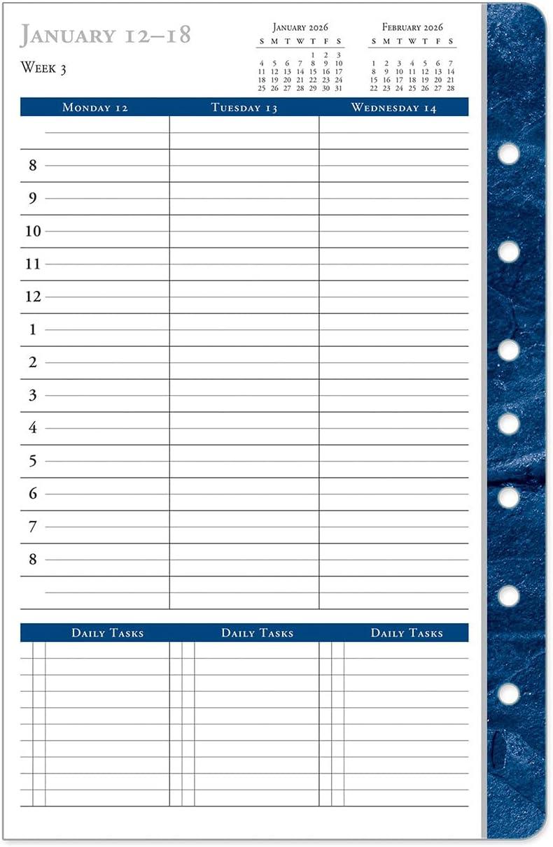 image:imageFranklinCovey Monticello Planner Refill Weekly RingBound Classic Jan 2026 Dec 2026Jan 2026 Dec 2026