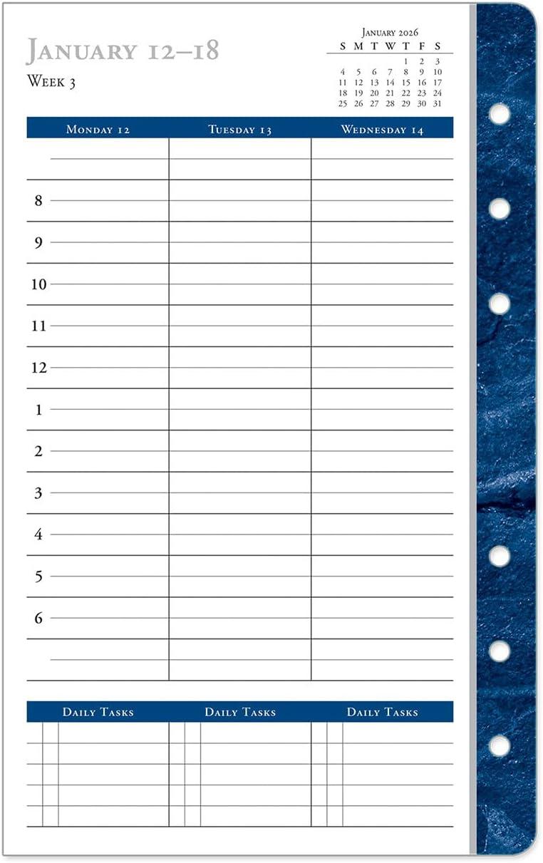 image:imageFranklinCovey Monticello Planner Refill Weekly RingBound Classic Jan 2026 Dec 2026Jan 2026 Dec 2026