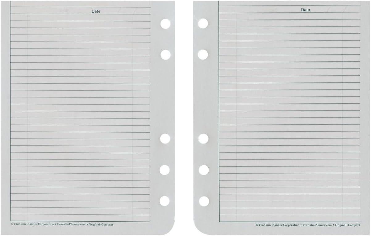 image:imageFranklinCovey Original Cutaway Daily Notes Expansion Pages for Planners ClassicCompact Size