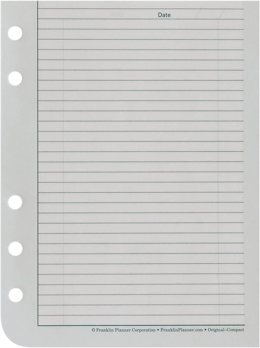 image:imageFranklinCovey Original Cutaway Daily Notes Expansion Pages for Planners ClassicCompact Size