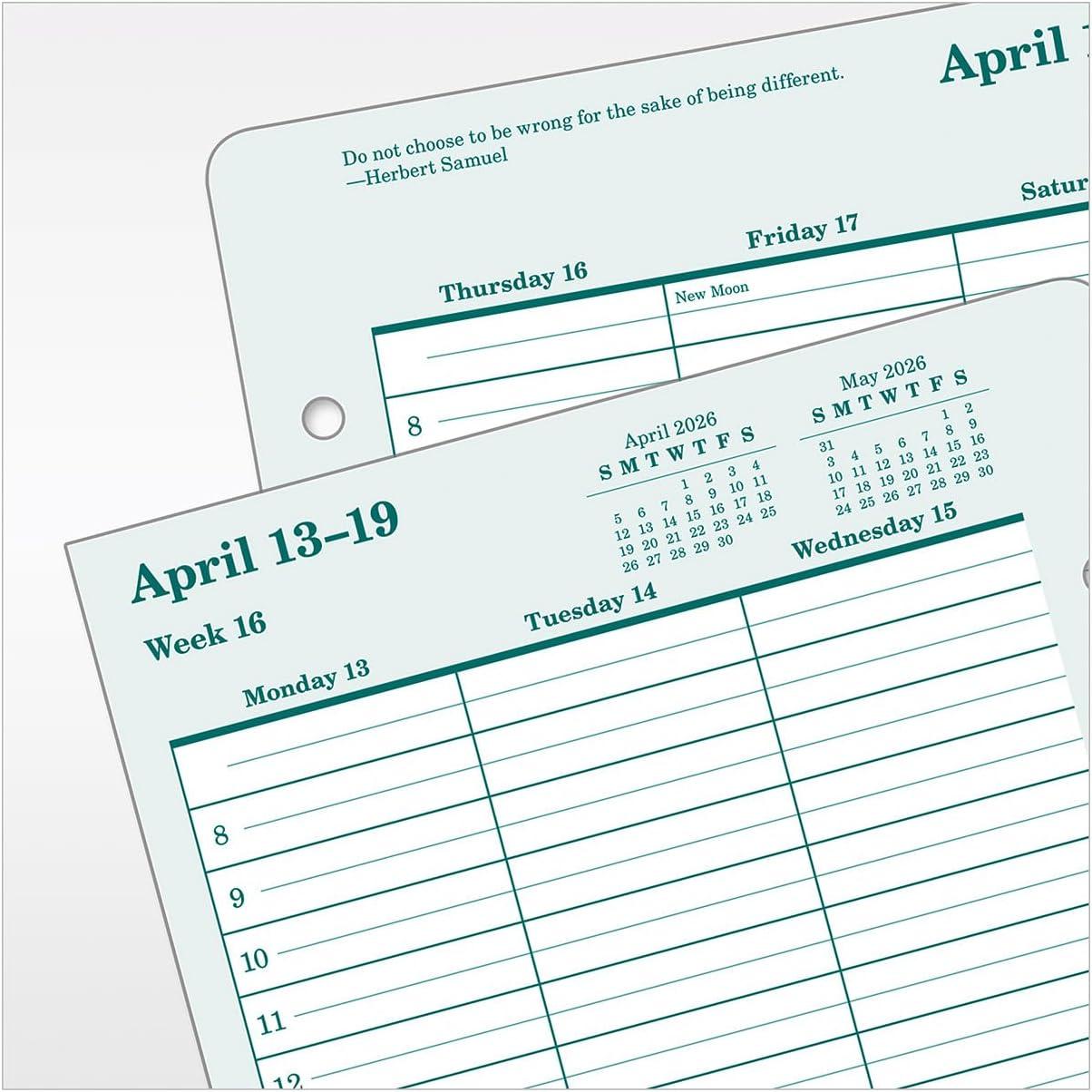 image:imageFranklinCovey Original Planner Refill Weekly RingBound Classic Apr 2026 Mar 2027Apr 2026 Mar 2027