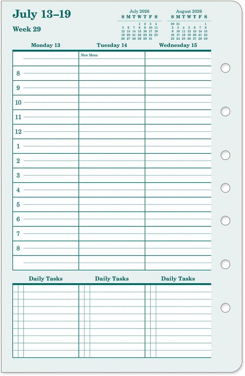 image:imageFranklinCovey Original Planner Refill Weekly RingBound Classic Apr 2026 Mar 2027Jul 2026 Jun 2027