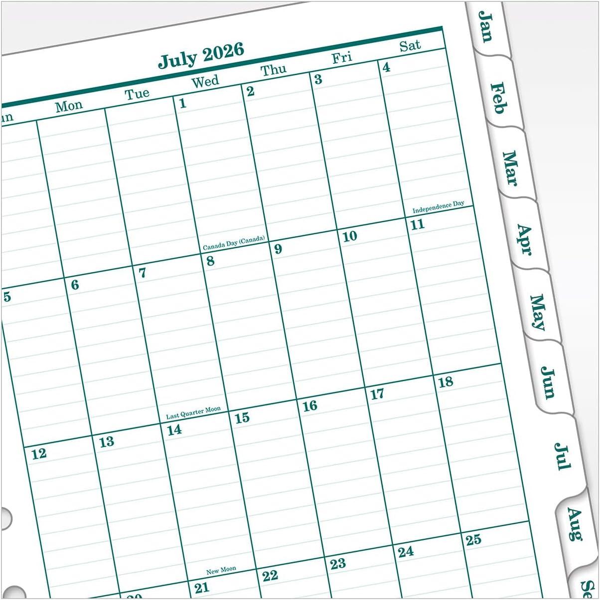 image:imageFranklinCovey Original Planner Refill Weekly RingBound Classic Apr 2026 Mar 2027Jul 2026 Jun 2027