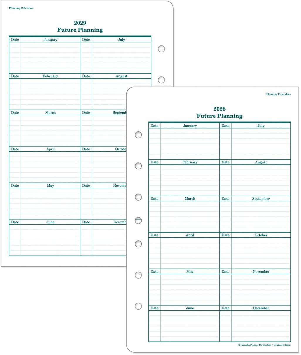 image:imageFranklinCovey Original Planner Refill Weekly RingBound Classic Apr 2026 Mar 2027Jul 2026 Jun 2027