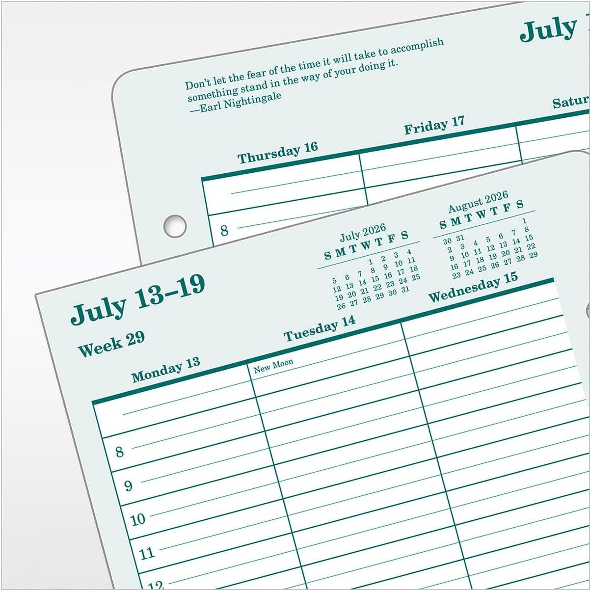 image:imageFranklinCovey Original Planner Refill Weekly RingBound Classic Apr 2026 Mar 2027Jul 2026 Jun 2027