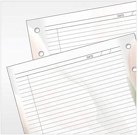 image:imageFranklinCovey PinkGreen Blooms CutAway Daily Note Pages for FranklinCovey Planners Lined Pages with Removal Top Portions Expansion Pages Classic Package of 50Classic Size