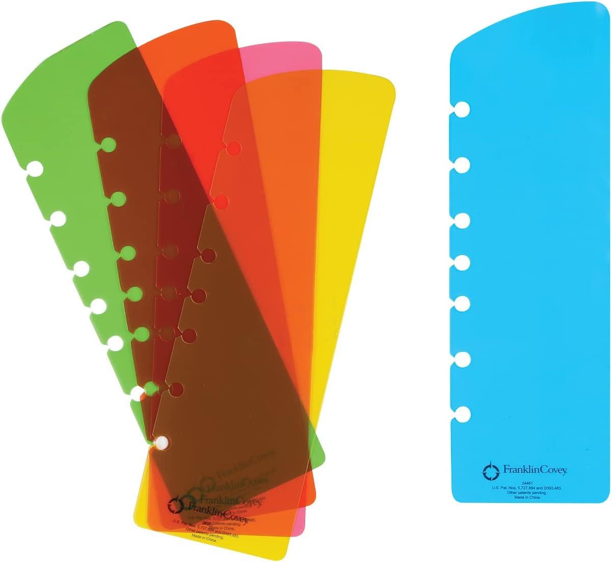 image:imageFranklinCovey RingBound Pagefinder for FranklinCovey Planners Color Code Day Planners for Quick Reference Compact MultiColor 5 PackClassic Size