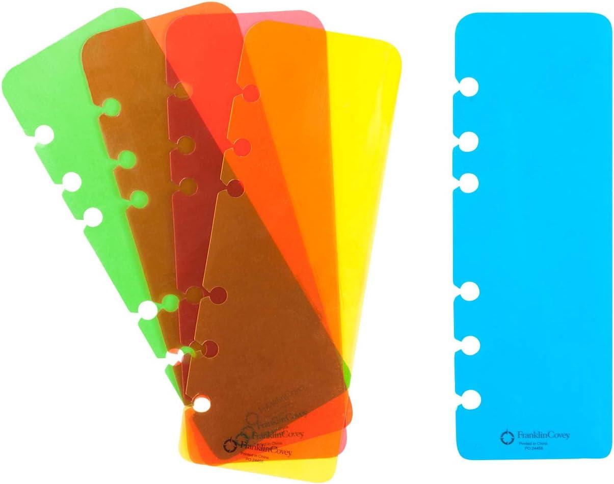 image:imageFranklinCovey  RingBound Pagefinder for FranklinCovey Planners  Color Code Day Planners for Quick Reference Compact MultiColor 5 PackCompact Size
