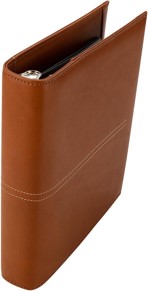 image:imageFranklinCovey Ryder RingBound Binder for FranklinCovey Planners Leather with Open Closure Classic TanTan