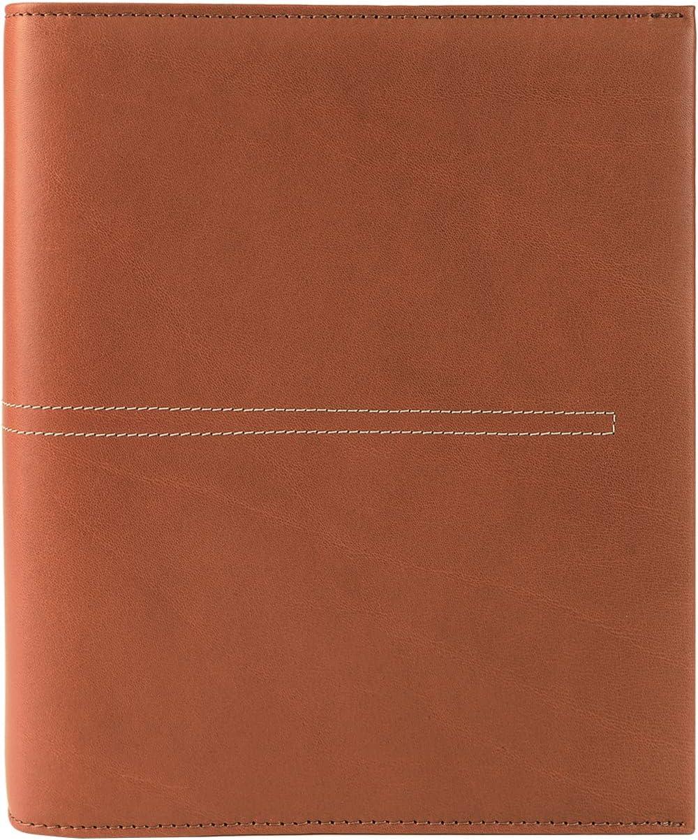 image:imageFranklinCovey Ryder RingBound Binder for FranklinCovey Planners Leather with Open Closure Classic TanTan