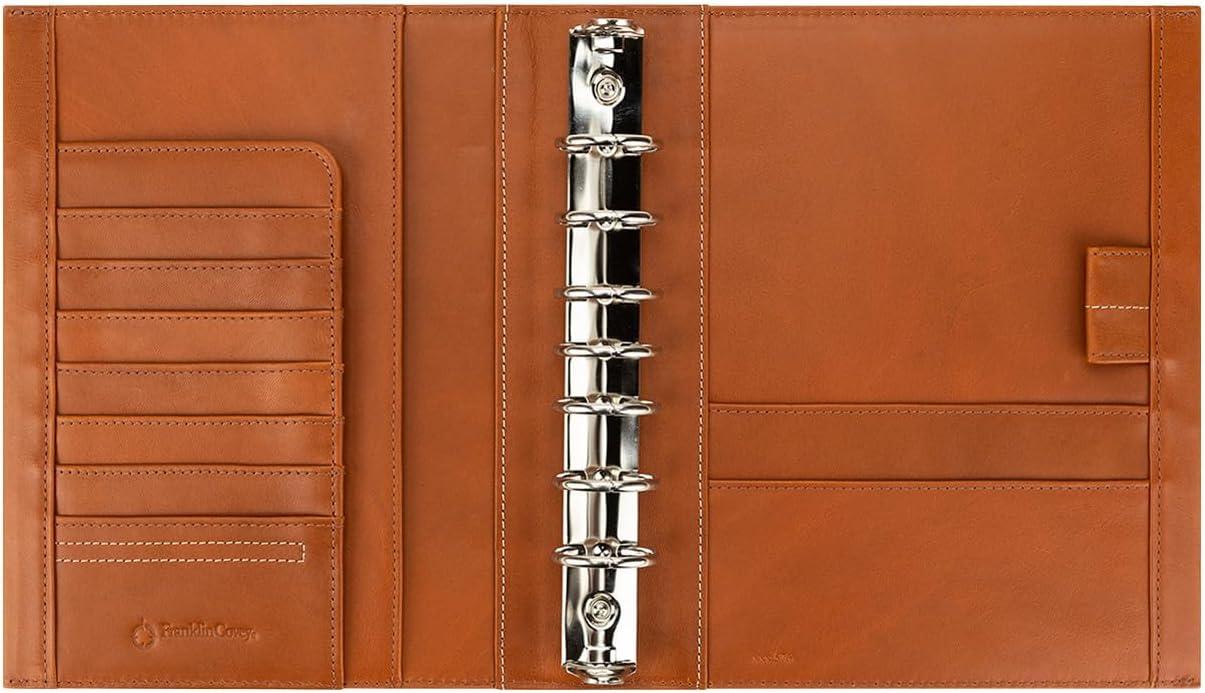 image:imageFranklinCovey Ryder RingBound Binder for FranklinCovey Planners Leather with Open Closure Classic TanTan