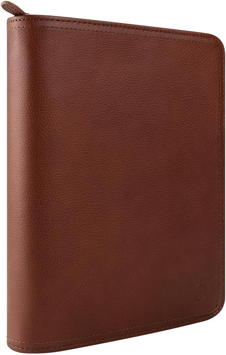 image:imageFranklinCovey Rylan RingBound Binder for FranklinCovey Planners Leather Zipper Binder Classic ChestnutChestnut