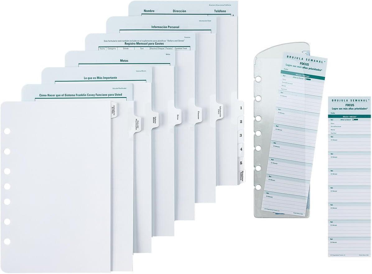 image:imageFranklinCovey Spanish Original Starter Pack for FranklinCovey Planners RingBound Planner Not Included ClassicClassic Size