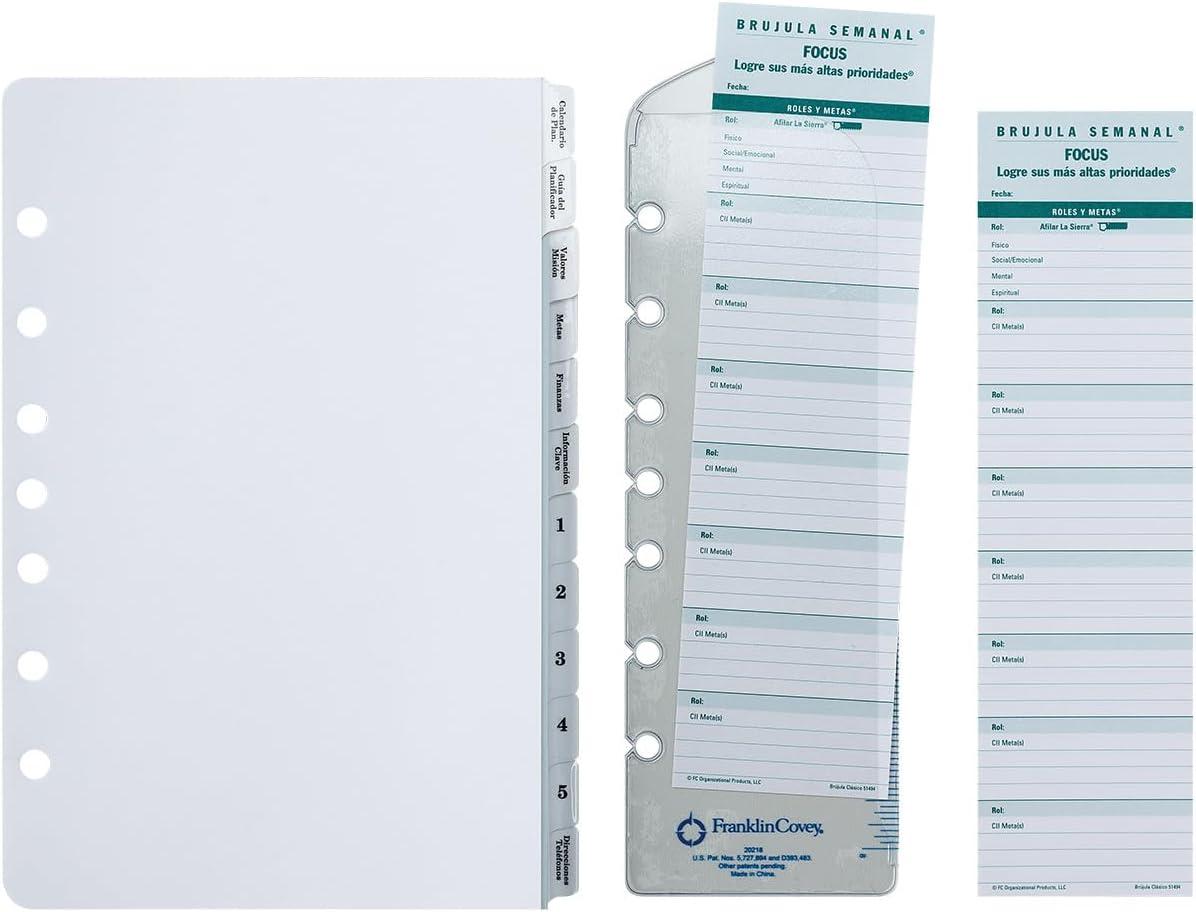 image:imageFranklinCovey Spanish Original Starter Pack for FranklinCovey Planners RingBound Planner Not Included ClassicClassic Size