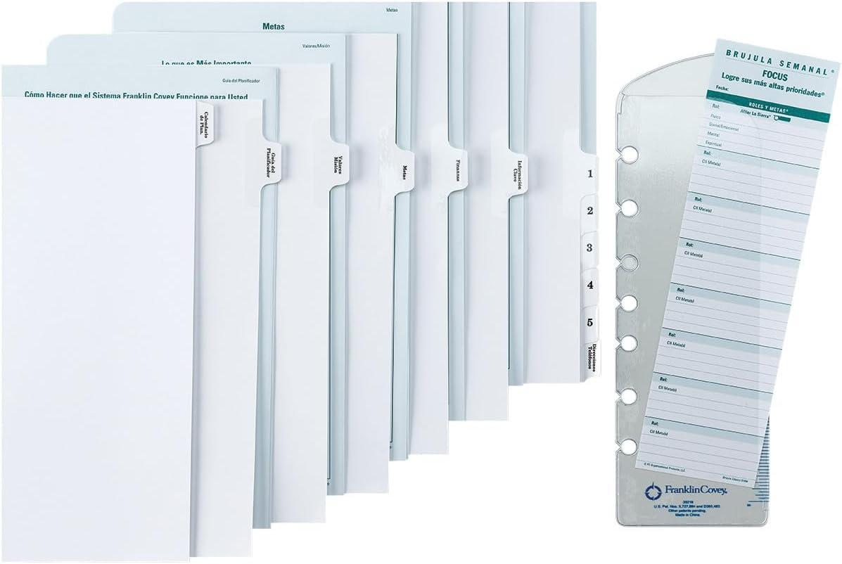 image:imageFranklinCovey Spanish Original Starter Pack for FranklinCovey Planners RingBound Planner Not Included ClassicClassic Size