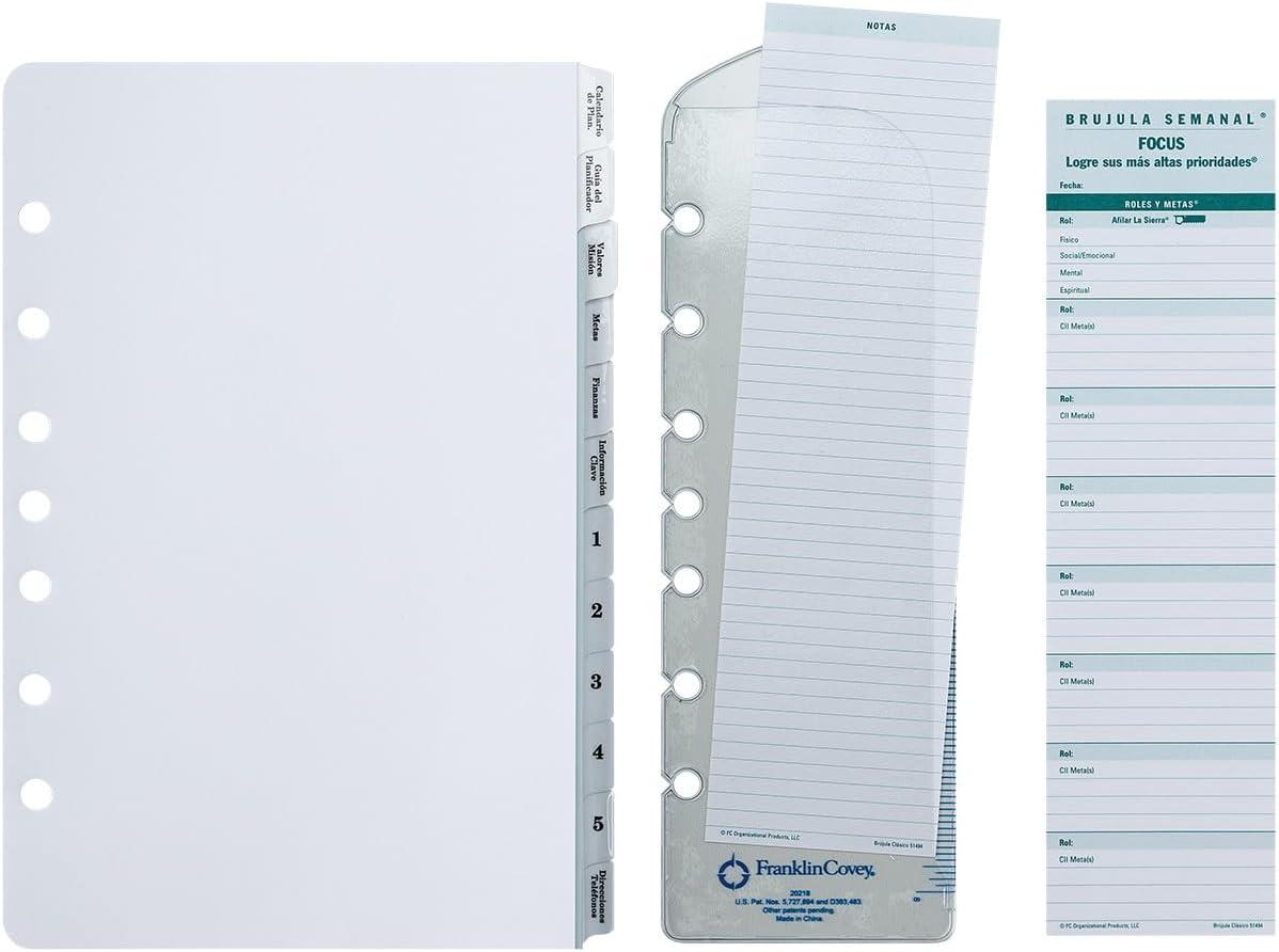 image:imageFranklinCovey Spanish Original Starter Pack for FranklinCovey Planners RingBound Planner Not Included ClassicClassic Size