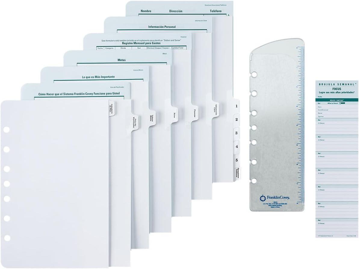 image:imageFranklinCovey Spanish Original Starter Pack for FranklinCovey Planners RingBound Planner Not Included ClassicClassic Size