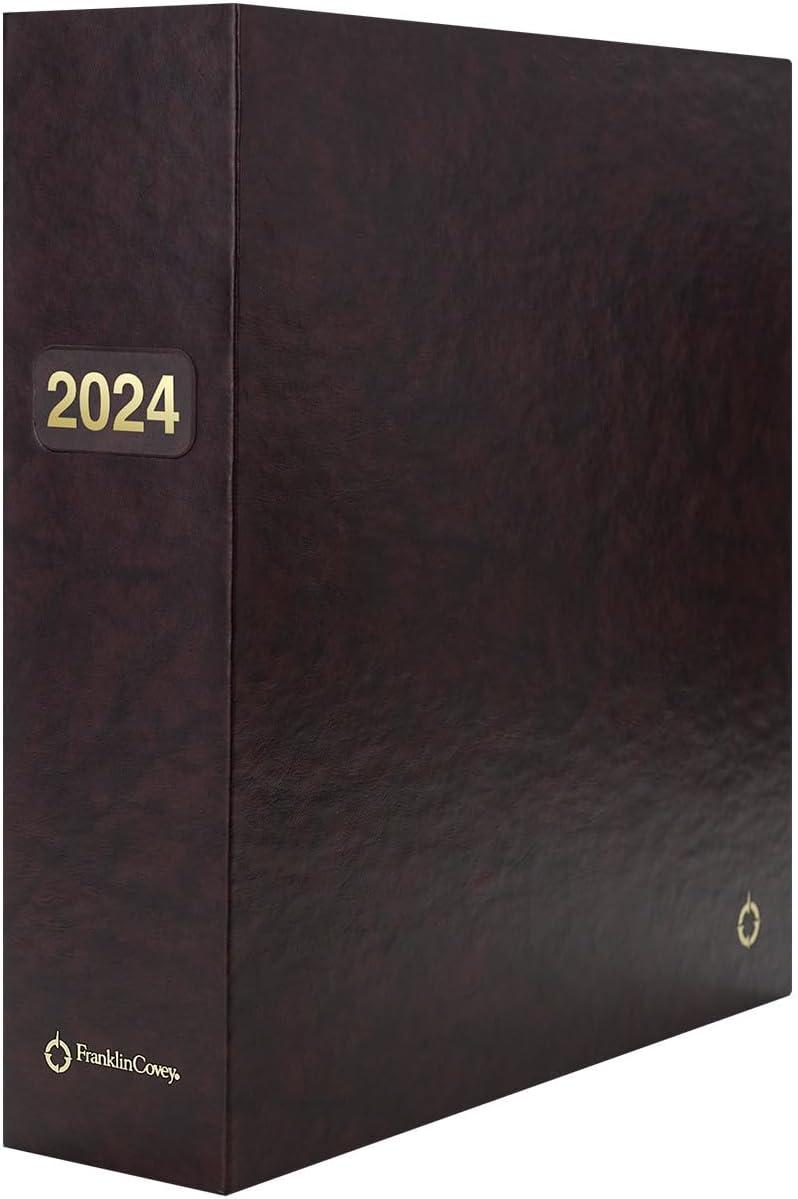 image:imageFranklinCovey Storage Binder for FranklinCovey Planners Protect Past and Future Planner Pages Classic AquaBurgundy