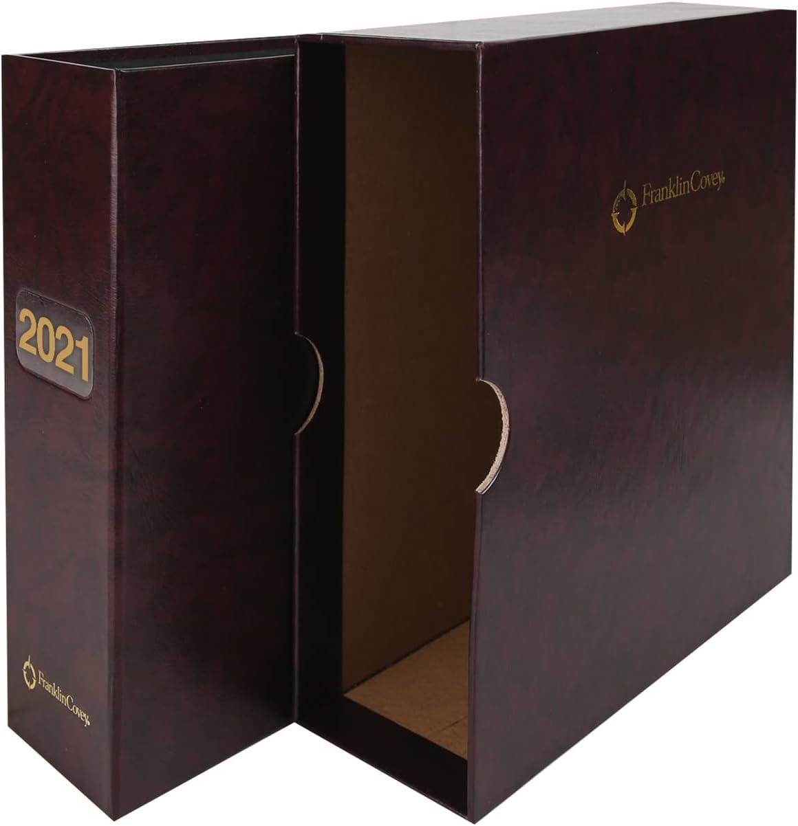 image:imageFranklinCovey Storage Combo Protect Past and Future Planner Pages Compact BurgundyBurgundy